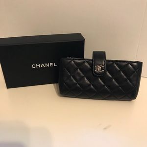 Chanel phone clutch wallet